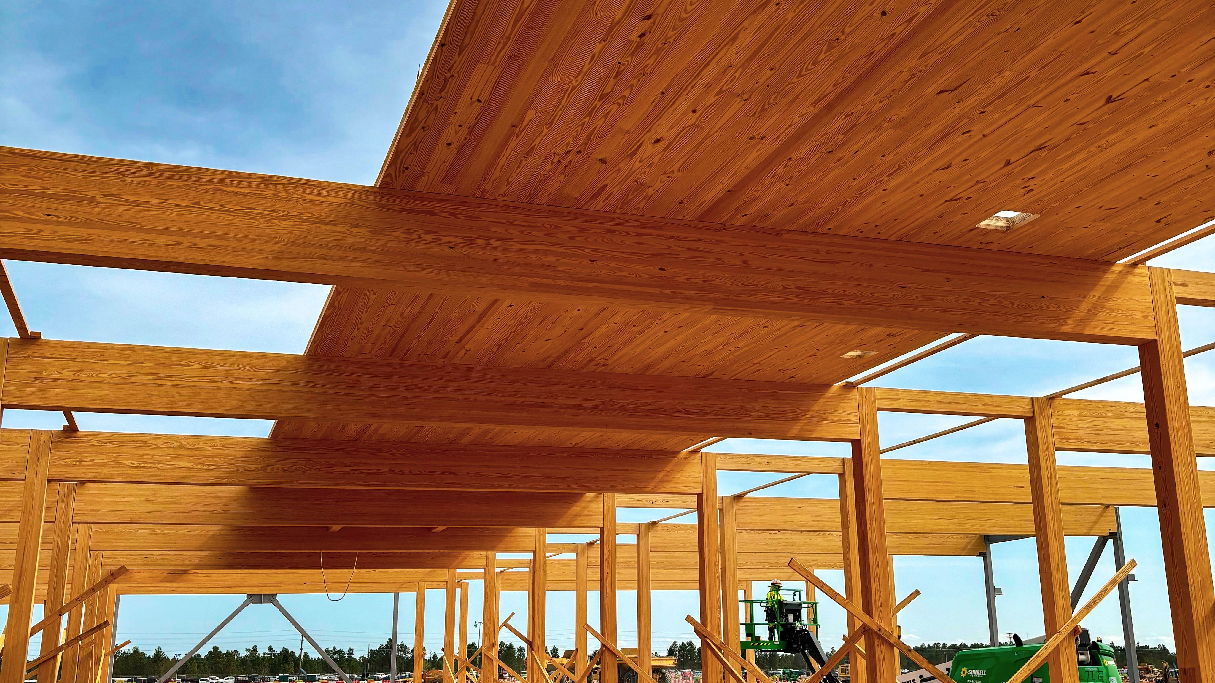 Mass Timber Data Center Construction